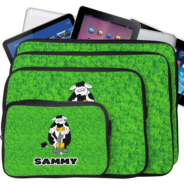 Cow Golfer Tablet & Laptop Case Sizes