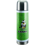 Cow Golfer Stainless Steel Thermos (Personalized)