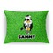 Cow Golfer Throw Pillow (Rectangular - 12x16)