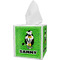 Cow Golfer Tissue Box Cover (Personalized)