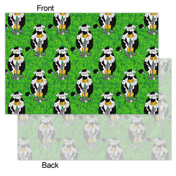 Cow Golfer Tissue Paper - Heavyweight - Small - Front & Back