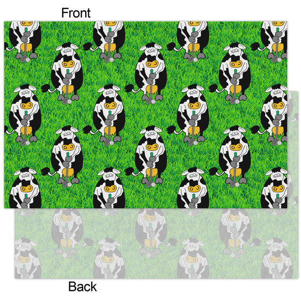Cow Golfer Tissue Paper - Heavyweight - XL - Front & Back