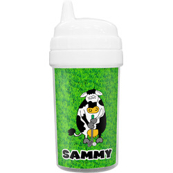 Cow Golfer Toddler Sippy Cup (Personalized)