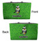 Cow Golfer Tote w/Black Handles - Front & Back Views