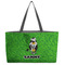 Cow Golfer Beach Totes Bag - w/ Black Handles (Personalized)