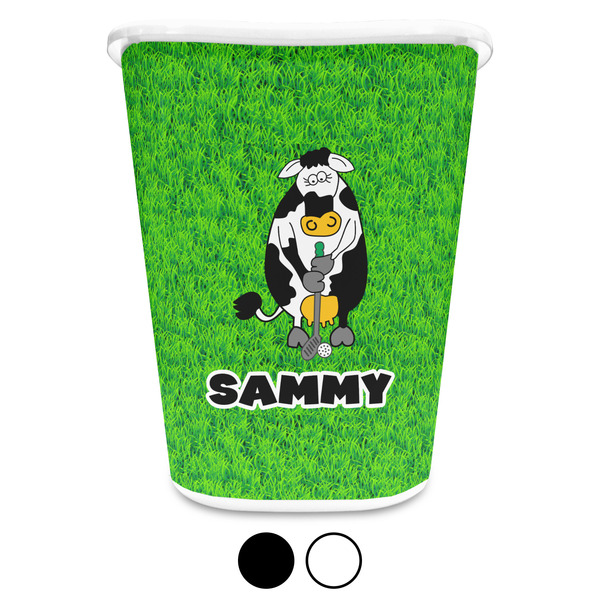 Cow Golfer Trash Can Aggregate