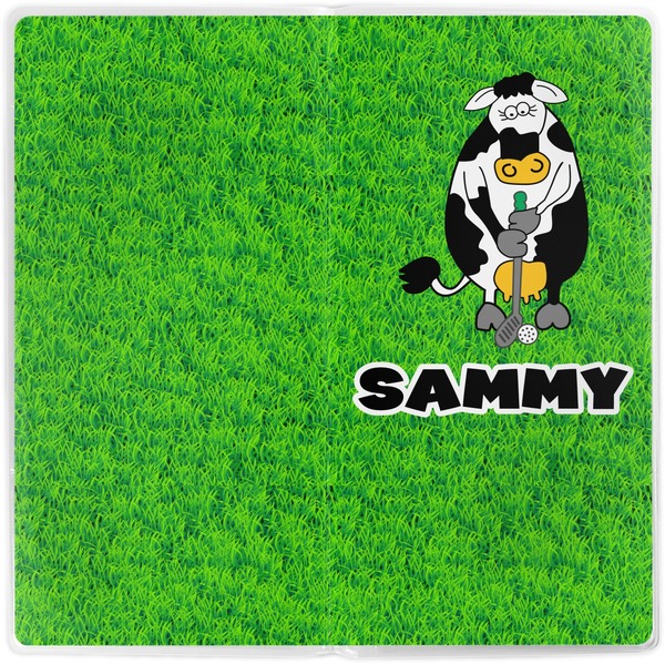 Cow Golfer Vinyl Document Wallet - Apvl