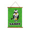 Cow Golfer Wall Hanging Tapestry (Personalized)