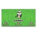 Cow Golfer Wall Mounted Coat Rack (Personalized)