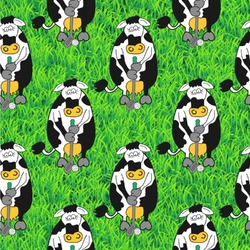 Cow Golfer Wallpaper & Surface Covering