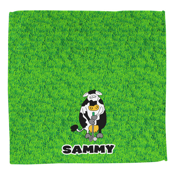 Cow Golfer Washcloth - Front - No Soap