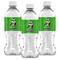 Cow Golfer Water Bottle Labels - Front View