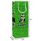 Cow Golfer Wine Gift Bag - Dimensions