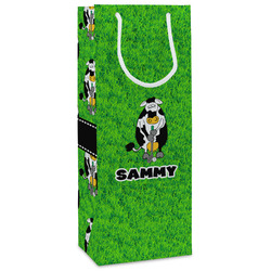 Cow Golfer Wine Gift Bags (Personalized)