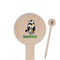 Cow Golfer Round Wooden Food Picks (Personalized)