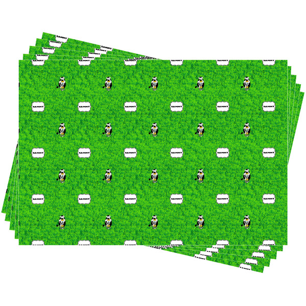 Cow Golfer Wrapping Paper - 5 Sheets Approval