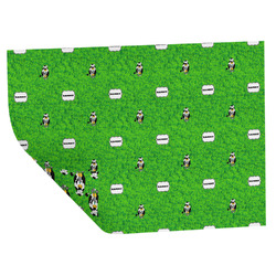 Cow Golfer Wrapping Paper Sheets - Double-Sided - 20" x 28" (Personalized)