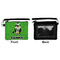 Cow Golfer Wristlet ID Cases - Front & Back