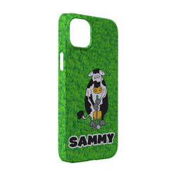 Cow Golfer iPhone Case - Plastic - iPhone 14 Pro (Personalized)