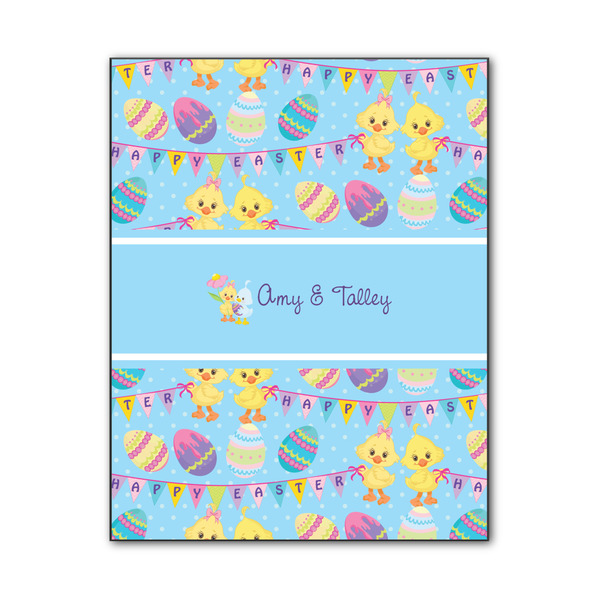 Custom Happy Easter Wood Print - 11x14 (Personalized)