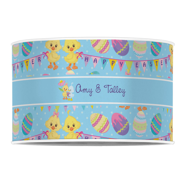 Happy Easter 12" Drum Lampshade - FRONT (Poly Film)