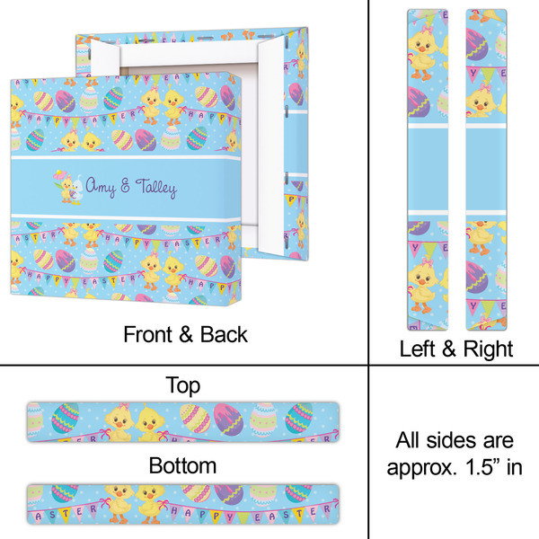 Happy Easter 12x12 - Canvas Print - Approval