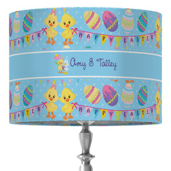 Happy Easter 16" Drum Lamp Shade - Fabric (Personalized)