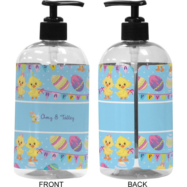 Happy Easter 16 oz Plastic Liquid Dispenser (Approval)