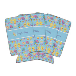 Happy Easter Can Cooler (16 oz) - Set of 4 (Personalized)
