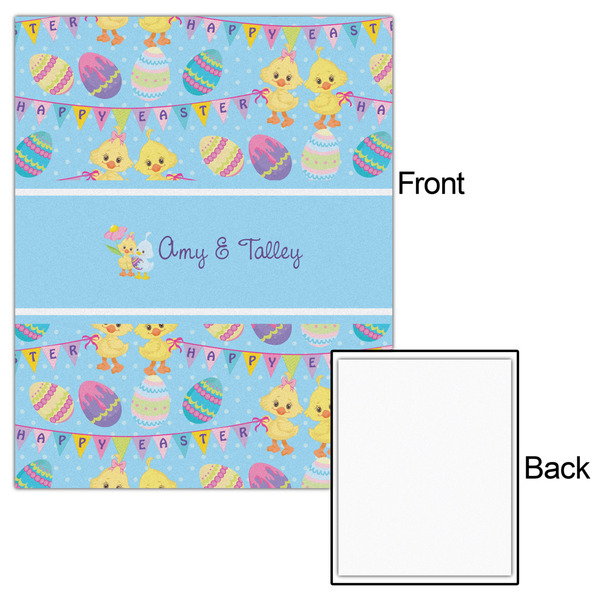 Happy Easter 16x20 - Matte Poster - Front & Back