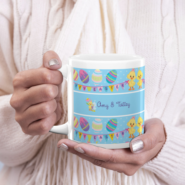 Happy Easter 20oz Coffee Mug - LIFESTYLE