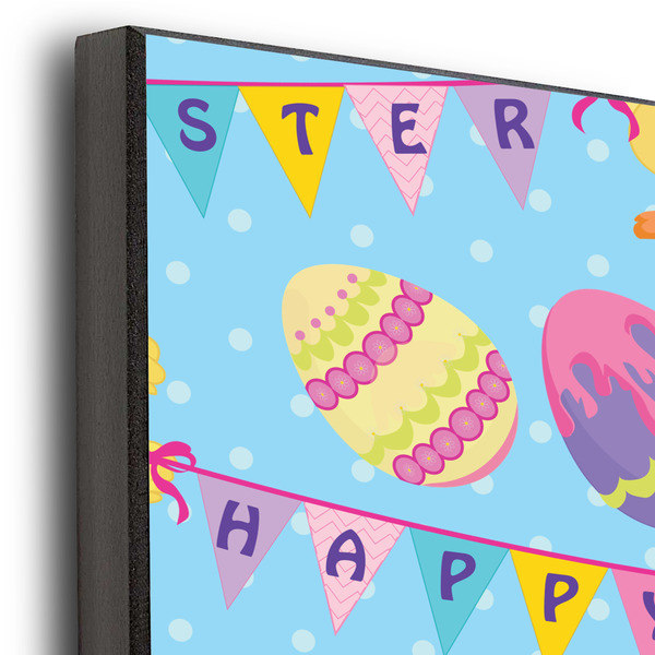 Happy Easter 20x24 Wood Print - Closeup
