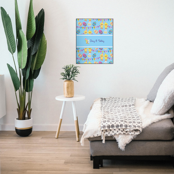 Happy Easter 20x24 Wood Print - In Context