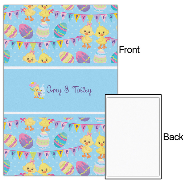 Happy Easter 24x36 - Matte Poster - Front & Back