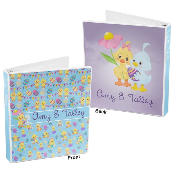 Happy Easter 3-Ring Binder Front and Back