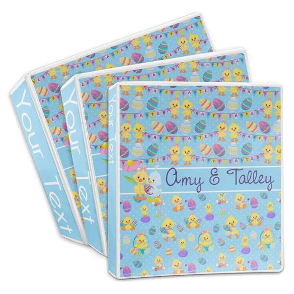 Custom Happy Easter 3-Ring Binder (Personalized)