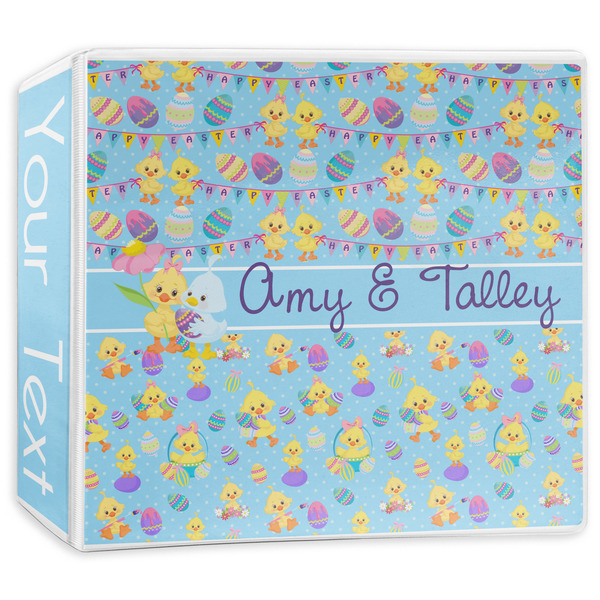 Custom Happy Easter 3-Ring Binder - 3 inch (Personalized)