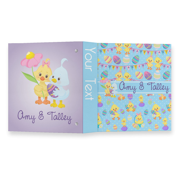 Happy Easter 3 Ring Binders - Full Wrap - 1" - OPEN OUTSIDE