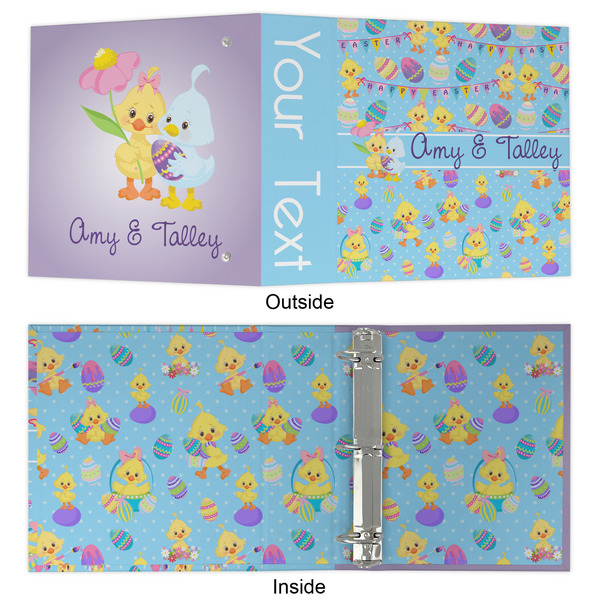 Happy Easter 3 Ring Binders - Full Wrap - 2" - APPROVAL