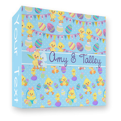 Happy Easter 3 Ring Binder - Full Wrap - 3" (Personalized)