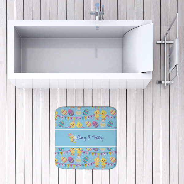 Happy Easter 48x48 Foam Memory Mat - LIFESTYLE