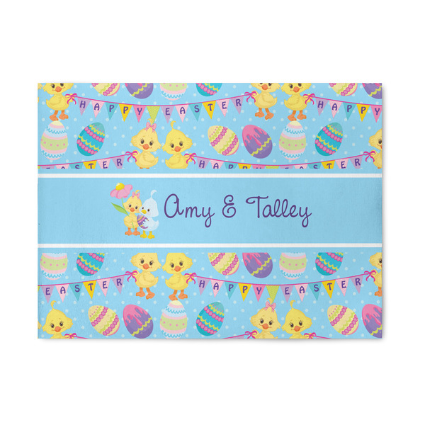 Custom Happy Easter Area Rug (Personalized)
