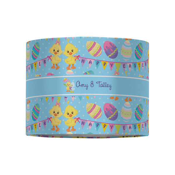 Happy Easter 8" Drum Lampshade - FRONT (Fabric)