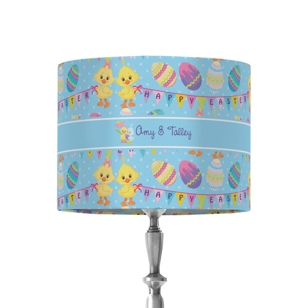 Custom Happy Easter 8" Drum Lamp Shade - Fabric (Personalized)