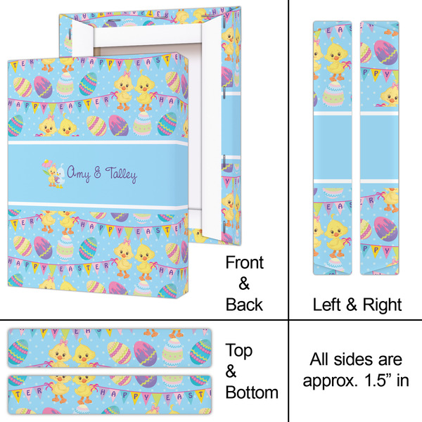 Happy Easter 8x10 - Canvas Print - Approval