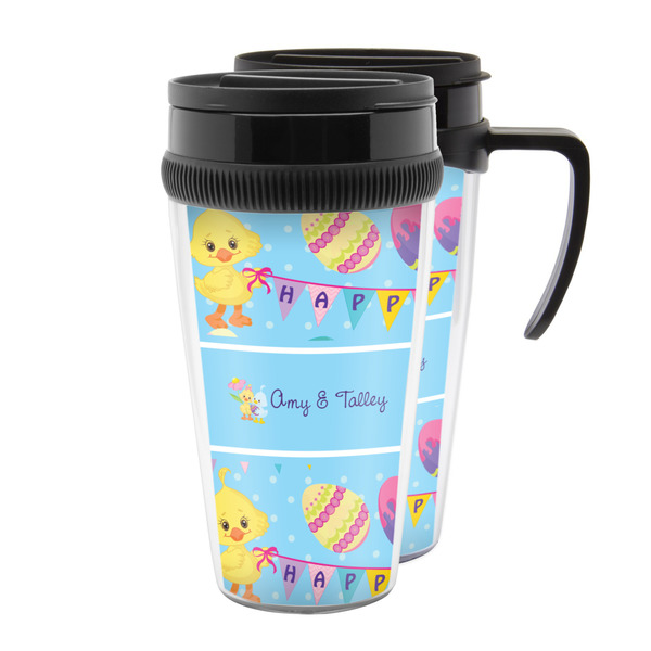 Custom Happy Easter Acrylic Travel Mug (Personalized)