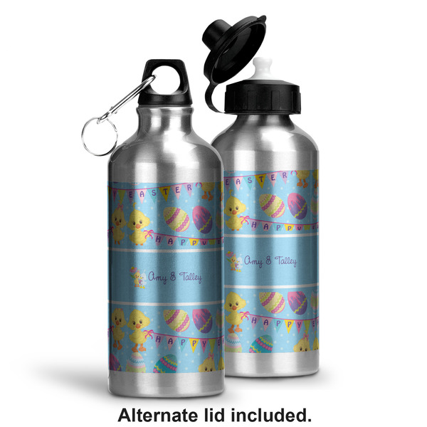 Happy Easter Aluminum Water Bottle - Alternate lid options