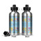 Happy Easter Aluminum Water Bottle - Front and Back