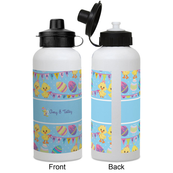 Happy Easter Aluminum Water Bottle - White APPROVAL