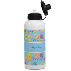 Happy Easter Water Bottles - Aluminum - 20 oz - White (Personalized)